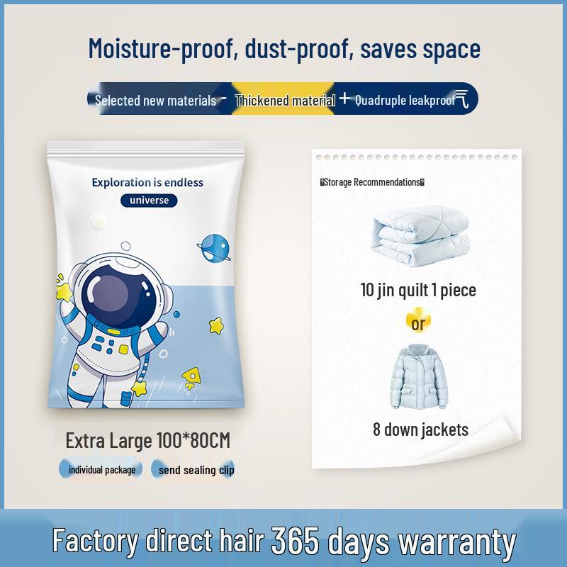 Vacuum Storage Bags for Quilts, Clothing, and Down Jackets