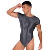 Pánská přiléhavá kombinéza Unitards sportovní bodysuit s krátkým rukávem