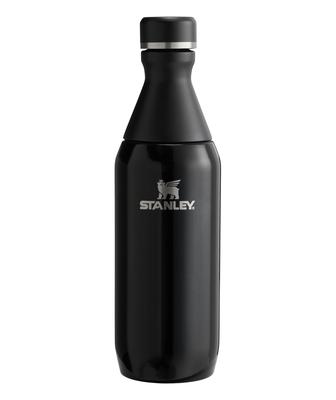 Stanley 1913 All Day Slim Vacuum Insulated Bottle, Black Gloss, 12oz | 0.35L