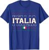 Retro Italia Flag Italian Vintage Italiano Men Women T-Shirt