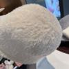 Plyšový rybářský klobouk Dětský podzimní a zimní teplý pletený kbelíkový klobouk Módní bílý klobouk ve tvaru pánve