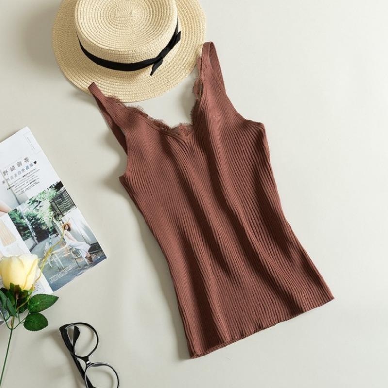 

Новая женская вязаная крючком кружевная жилетка с V-образным вырезом и халтером, короткая облегающая куртка One size