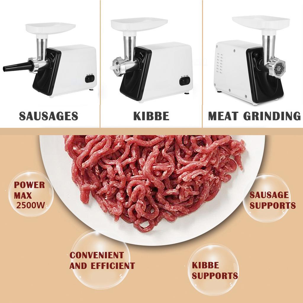 2500W 220V Electric Meat Grinder Powerful Home Meat Mincer Multifunction Kitchen Food Chopper Sausage Meat Grinder Processor