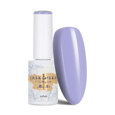Lakier Hybrydowy Led/Uv Gel Polish Molly Nails @Bouquet By Laskovska Lavender Hema/Di-Hema Free 7G