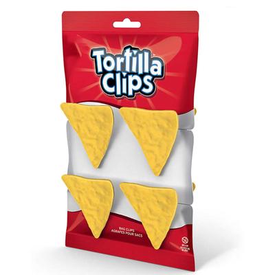 5 piezas de clip para chips, bonito y de buen rendimiento de sellado, de plástico, fácil de usar, para bolsas de refrigerio, para almacenamiento de alimentos.