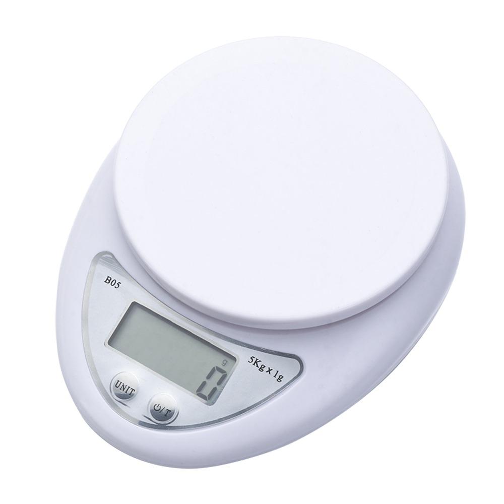 Weighing Grams LED Electronic Scales LED Display Kitchen Gadgets Digital Scale Food Measuring белый