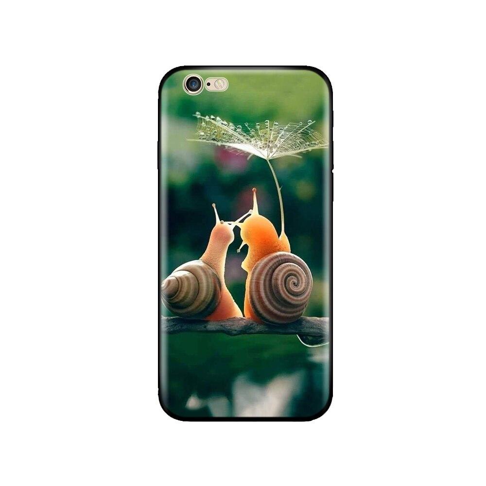 For Iphone 5s 5 S Se 2016 4.0" Case Silicon Soft Phone Cover On Apple iPhone 6s 6 S Plus Funda Coque Shell Bumper Black Tpu Case