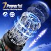 Men Penis Exercise Device Vacuum Penis Pump Adult Blowjob Sex Toys 7-Mode Male Suction Rotation Automatic Telescopic Masturbator