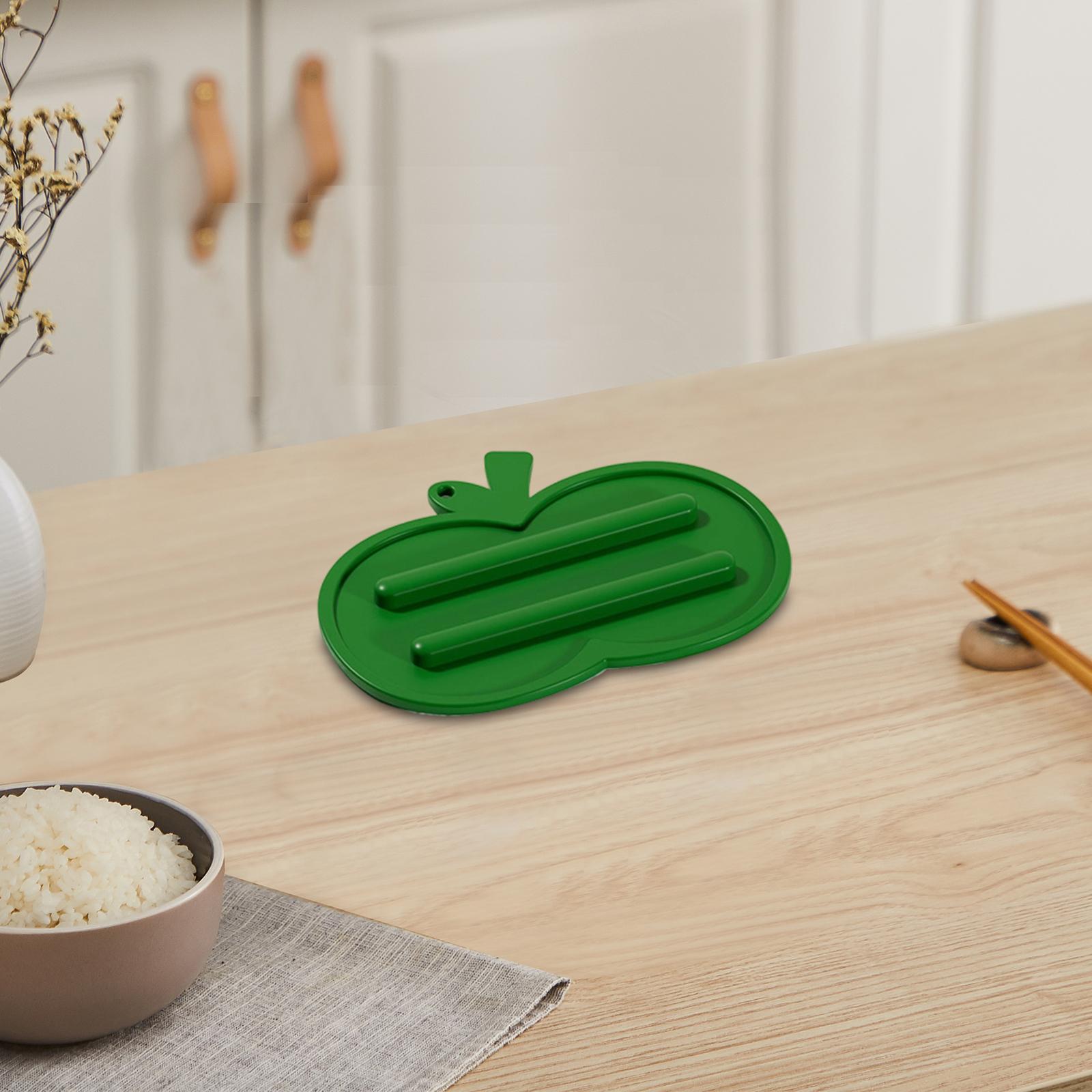 Pot Lid Holder Kitchen Counter Countertop Easy to Clean Heat Resistant Kitchen Gadget Pot Lid Rest Stand Drying Mat Silicone Pad