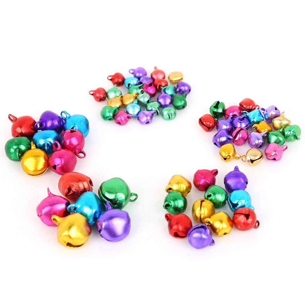 Wedding Festival For Party DIY Crafts Jingle Bells Christmas Decoration Xmas Supplies Loose Beads