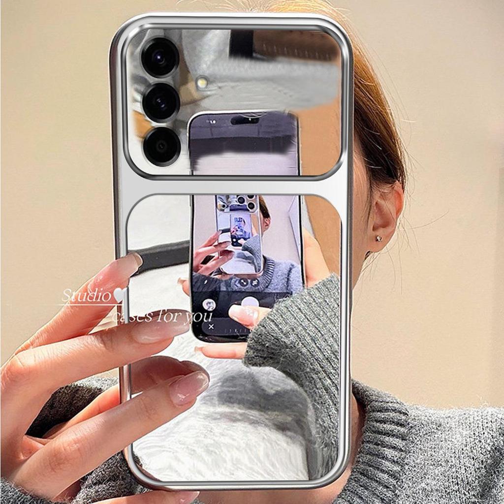 Case for Samsung Galaxy A57 5G Trending Big Window Cover Mirror Phone Casing