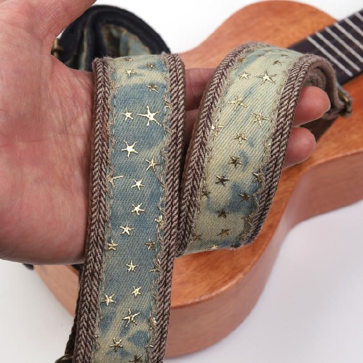 Durability Cowhides Shoulder Belt with Hook Musical Instrument Straps Adjustable Belt Guitar Accessories Ukulele Strap