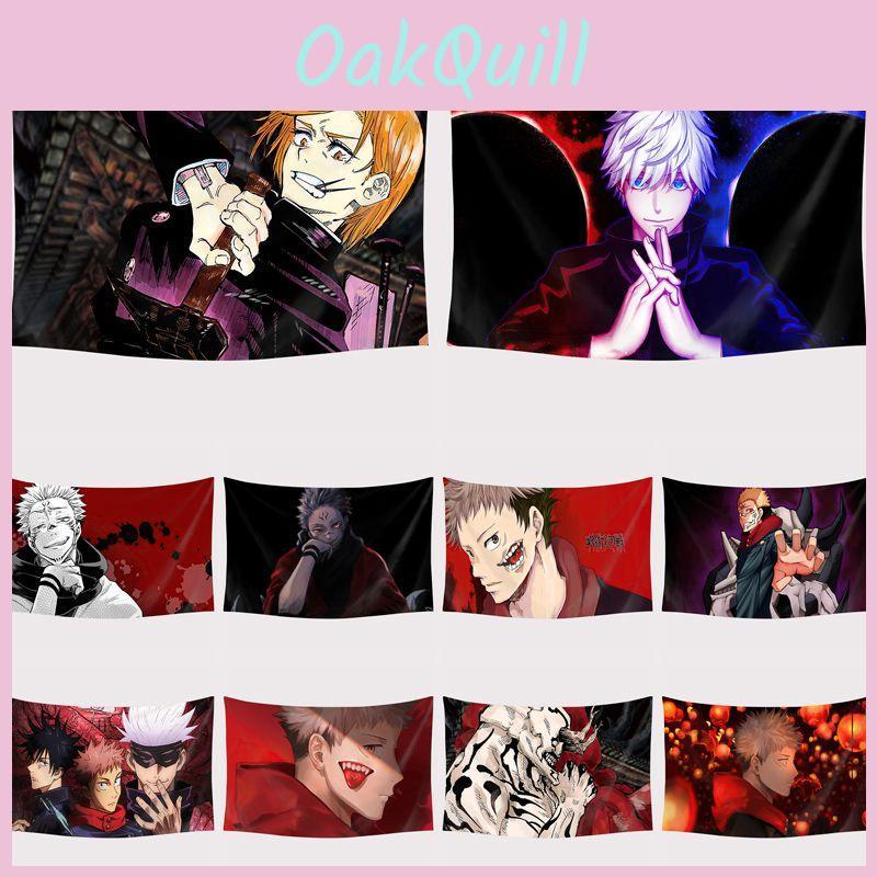 High-quality Jujutsu Kaisen Tapestry With Realistic Three-dimensional Printed Pattern