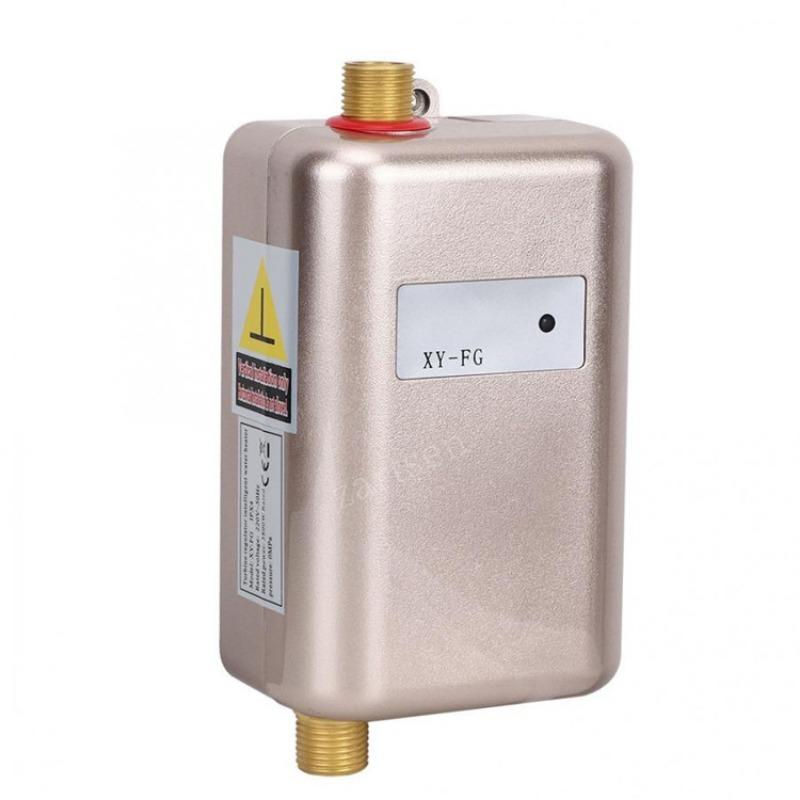 3800W Electric Water Heater Instantaneous Tankless Instant Hot Water Heater Shower Flow Water Boiler
