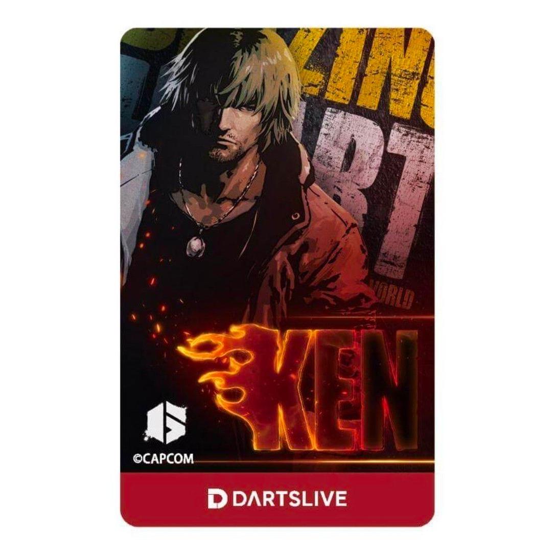 Used New Limited Street Fighter 6 Darts Live Card Ken
