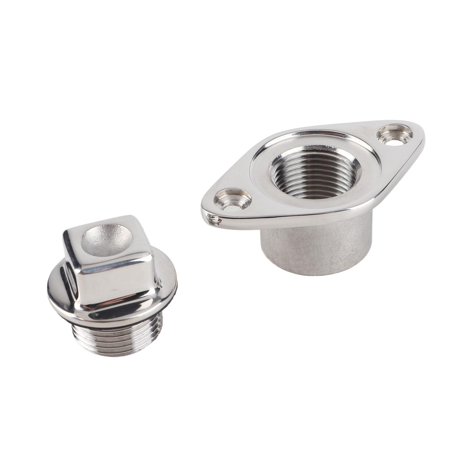 

Пробка для слива морской лодки Garboard с силиконовым уплотнительным кольцом из нержавеющей стали для отверстия диаметром 1 14 дюймов