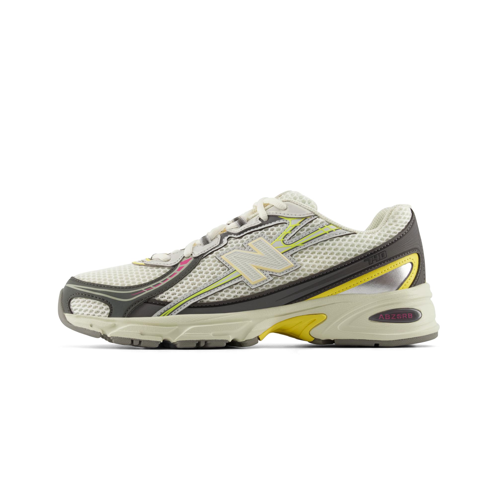 

New Balance NB 740 Textile, Artificial Leather Chunky Sneakers Unisex Ecru D Width U7404II 36