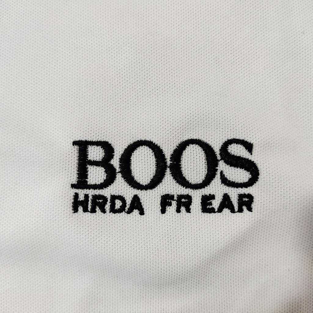 2025 Léto Nové Sportovní Ležérní Písmena Vyšívaná Klopa Tričko Odvádějící Vlhkost a Pot Polokošile