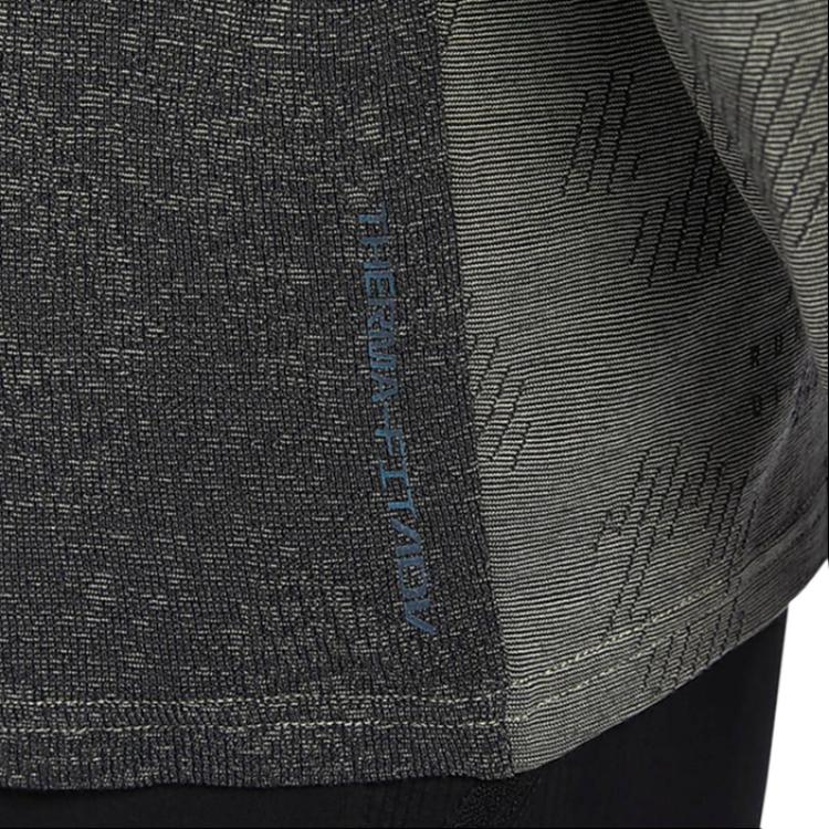 Nike Therma-Fit Adv Running Division Breathable Fashion Soft Warm Long Sleeve T-Shirt Men Tops Horizon-Green FZ1126-370