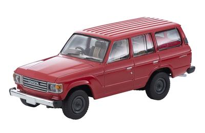 TOMYTEC Tomica Limited Vintage Neo Escala Toyota Land Cruiser 60 Van Padrão Upgrade Produto Acabado 1/64 LV-N279b (Vermelho) -