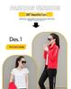 Set sport la modă pentru femei, din bumbac elastic - hanorac, pantaloni, tricou pentru ținute casual și de dans de primăvară/toamnă