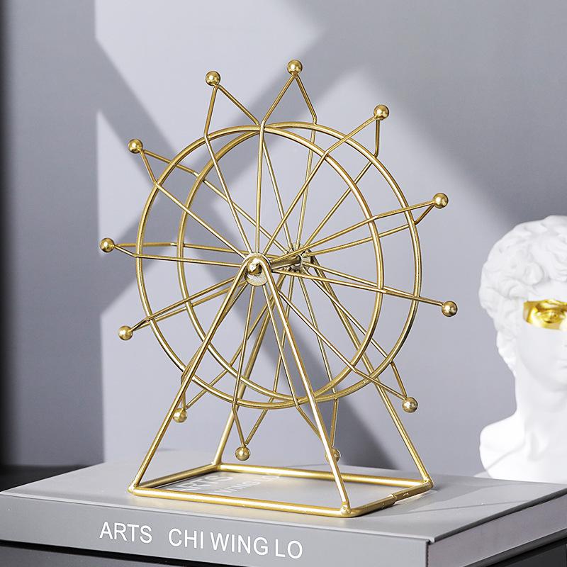 Rotating Ferris Wheel Light Luxury Home Decor for Living Room, Wine Cabinet, or Bedroom