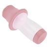 Pink Oil Brush Bottle Silicone+Plastic Lid Clear Transparent Squeeze Silicone Oil Brush  Cooking
