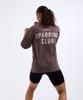 BOXRAW Sparring Club Oversized T-Shirt - Women'S W Bxrw-Spclt-W [Washed Brown] (Type A)