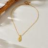 Goldene Hamsa Nazar Anhänger Halskette mit Perlen Schlangen Kette