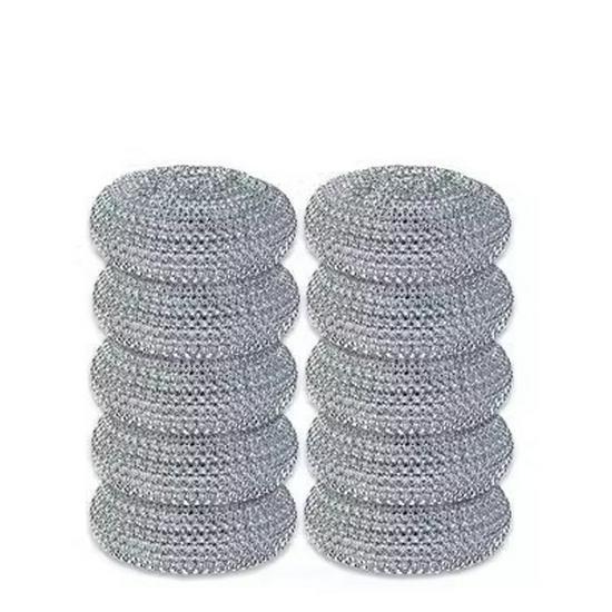 Automatic Liquid Dispensing Long Handle Kitchen Brush with Steel Wool