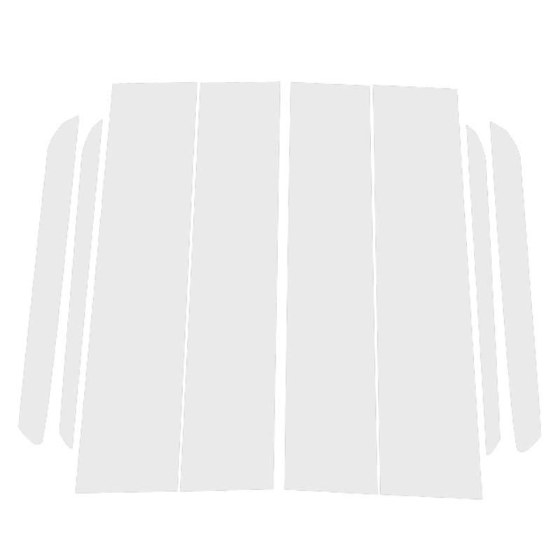 

8Pcs Silvery Car Pillar Posts Window Molding Cover Trims BC Column Panel Decoration Stickers For Chevrolet Silverado 2500 HD /3500 HD 2020-2025 чёрный