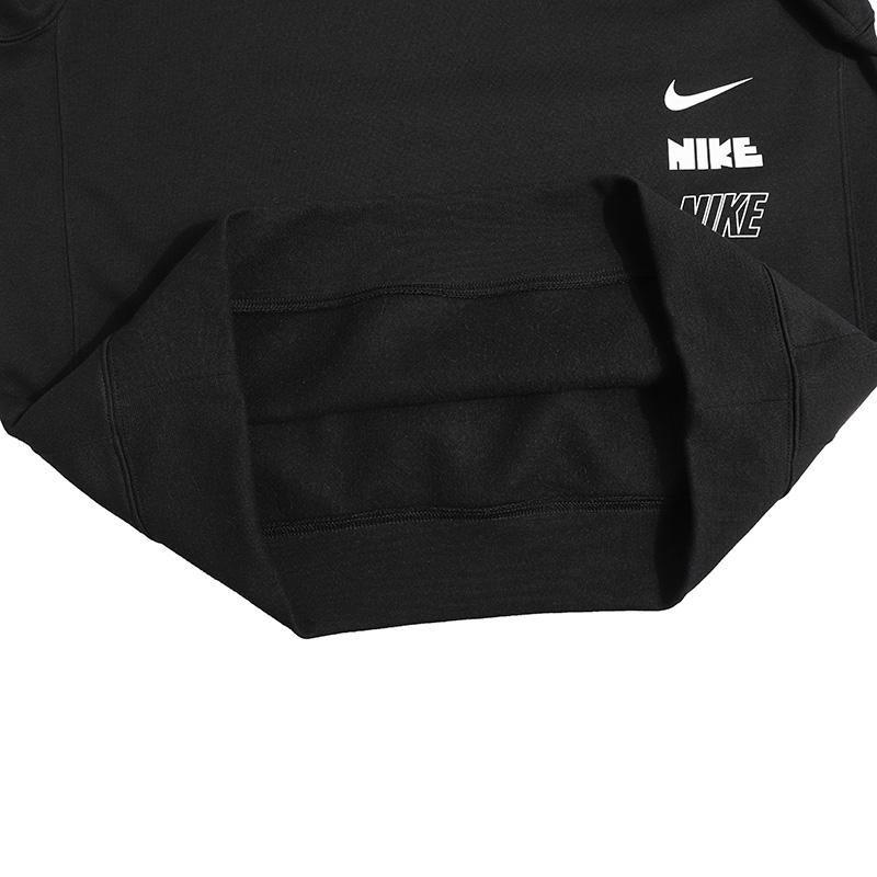 Nike Fleecegenser og bukser med elastiske mansjetter, avslappet sportsett for menn, topper, underdeler Svart DX0782-010+DX0796-010
