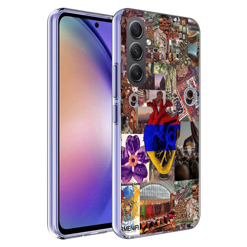 Armenia Flag Passport ART Phone Case for Samsung A16 A26 A36 A56 A17 A37 A57 A07 A06 A02S A03 A04S A05S Galaxy Note 20 10 A50S A
