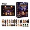 Décoration de fête durable Calendrier de l'Avent Halloween, Calendrier de compte à rebours 24 jours Fantôme avec Figurines de Collection Fête, Cadeaux pour Enfants Garçons Filles Tout-petits