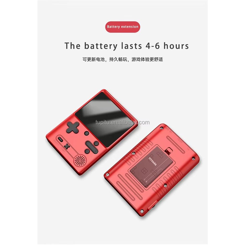 M6 Handheld Spielkonsole Einzel Doppel Kinder 500 Spiele Retro Klassische Nostalgische Mini Handheld Geschenk
