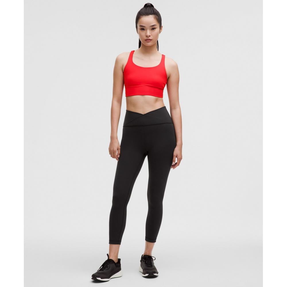 Lululemon Wunder Train Cross Waist Tight 25  Black