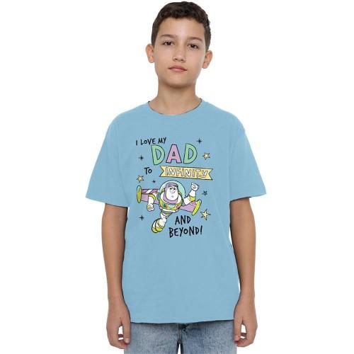 Toy Story 4 Boys Love Dad Buzz Lightyear T-Shirt
