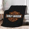 Felizer Harleys Blanket Motorcycle Davidson Super Soft Flannel Fleece Throw Blankets for Bed Sofa and Couch Cool Motorcycle Gifts for Men(50"x60")