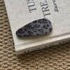 Elegant Leopard Print Hair Clip: Autumn & Winter Water Drop BB Bangs & Flyaway Clip