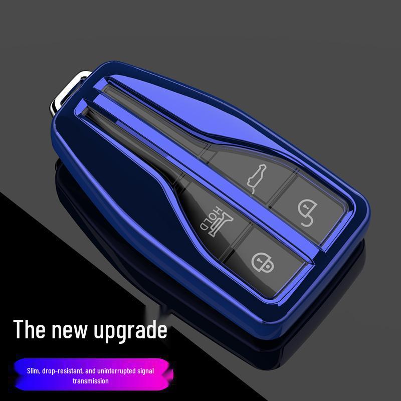 Premium Hongqi H9/HS5/HS7 Key Case with Male Buckle - Elegant Interior Car Decoration for Women