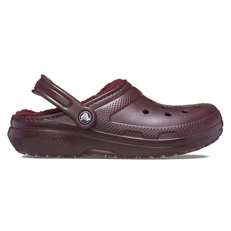 Crocs Classic Lined Clogs 'Dark Cherry' 203591-6WD