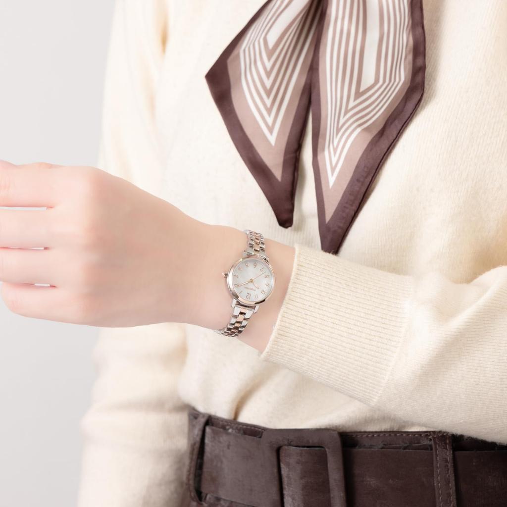 Angel Heart Flowery Time Solar Sapphire White Stainless Steel [Angel Heart] Women's Watch, OA25PS-AM, Powered, Crystal, Mother-of-Pearl Dial,