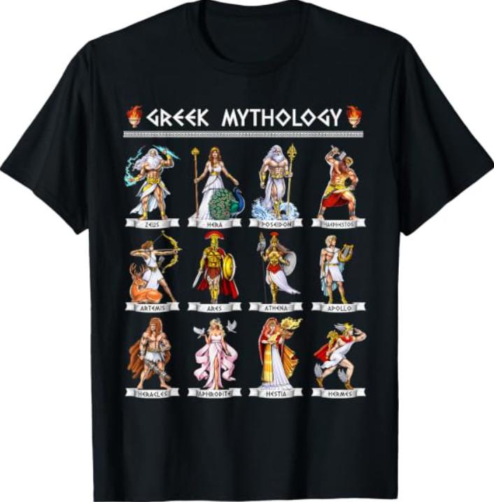 Greek Mythology Gods Ancient Greece T-Shirt