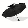 Parapluie Pliant Automatique Mignon Coupe-Vent One Direction avec Cadre Robuste en Fer, Parapluie de Voyage Compact Portable Utilisation Toutes Saisons Fêtes 0807058