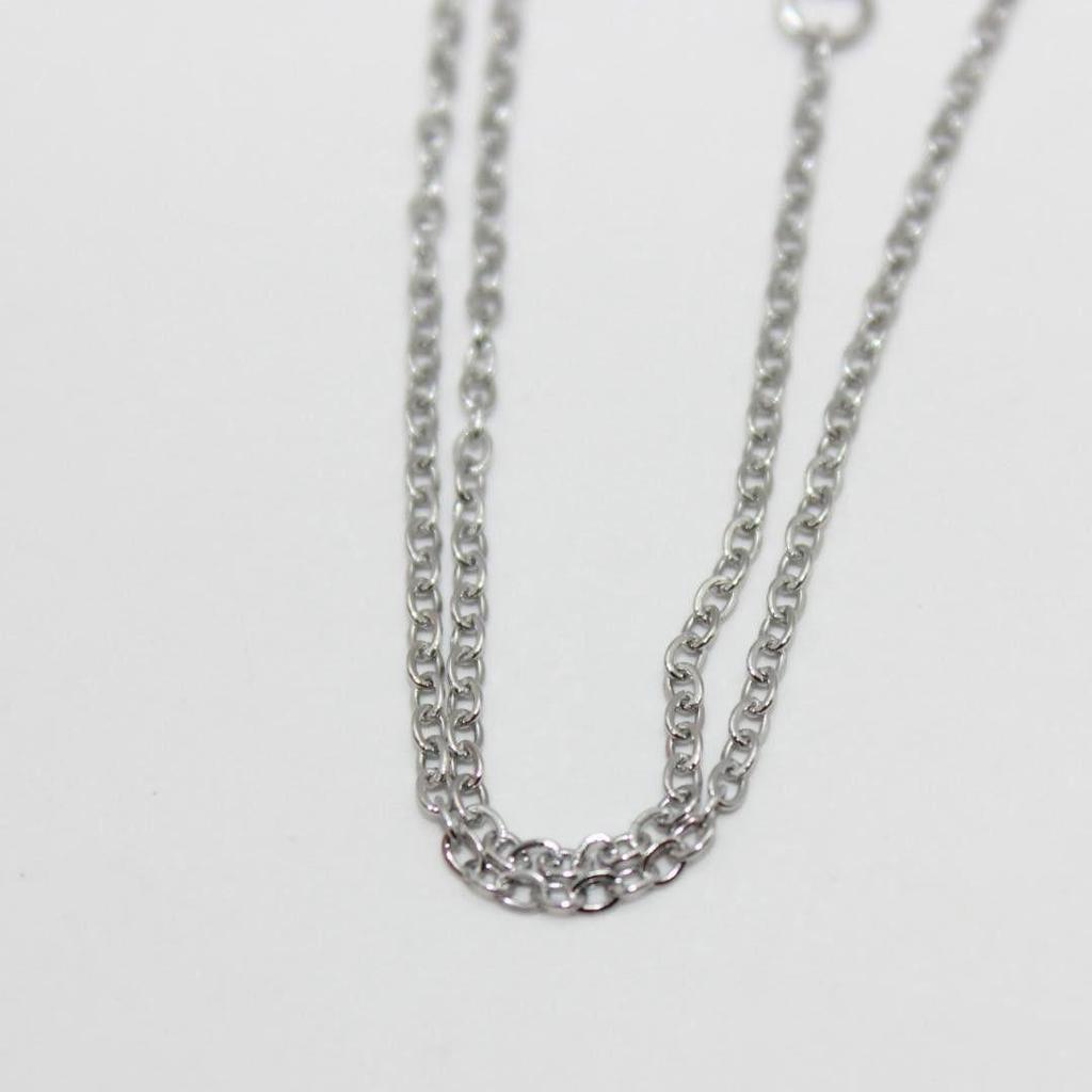 Used Good Condition Tiffany & Co. Tiffany Round Tag Silver Necklace