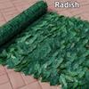 50x100cm Artificial Green Leaf Fence Panels Faux Privacy Fence Screen for Home Outdoor Garden Balcony Decoration