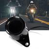 Motorcycle Digital Speedometer/Tachometer, 12V LED Mechanical Odometer with 7 Color Switching Backlight, Universal Fit (Black)