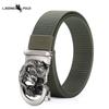 Men's Belt Toothless Alloy Automatic Buckle Men's Belt Imitation Nylon Canvas Youth Versatile Casual Belt