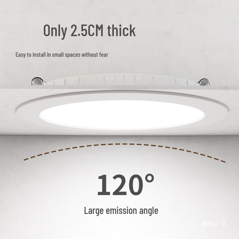 Ultra-Thin LED Downlight: 4-6 Inch Recessed Ceiling Spotlight