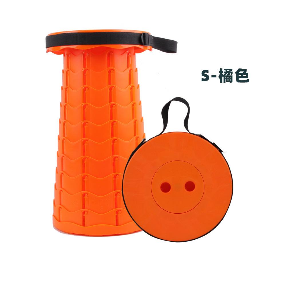 Składany, rozciągliwy stołek na zewnątrz z paskami na ramiona Nowy plastikowy składany stołek dla dorosłych dzieci do użytku domowego Przewijak Magza